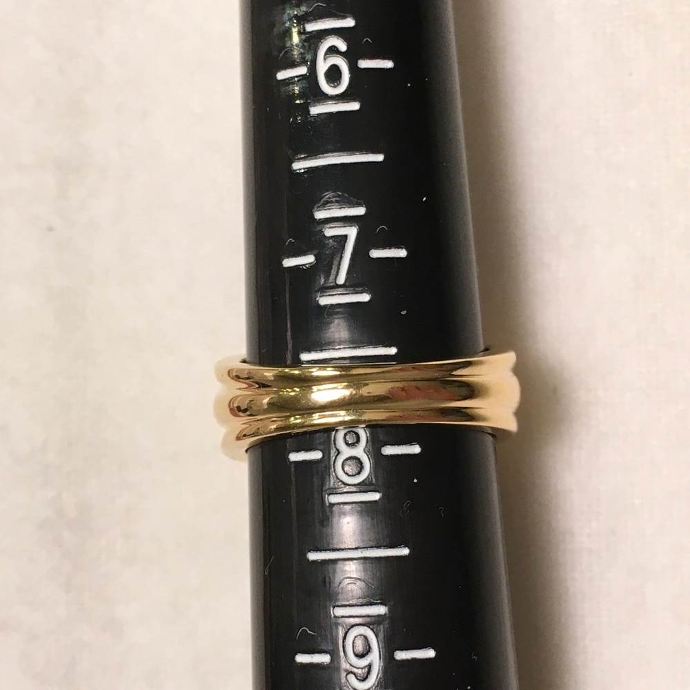 TIFFANY & CO. Vintage Wider 18k Gold Diamond Signature X Crossover Ring … - Picture 10 of 16